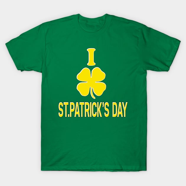 I shamrock St.Patrick's Day T-Shirt by Eric03091978